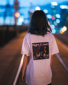 LOGO x NIGHT FOREST TEE - FRONT & BACK PRINT [S-2XL]